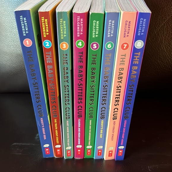 The Baby-Sitters Club Book Set # 1-8. Excellent condition - Picture 2 of 5
